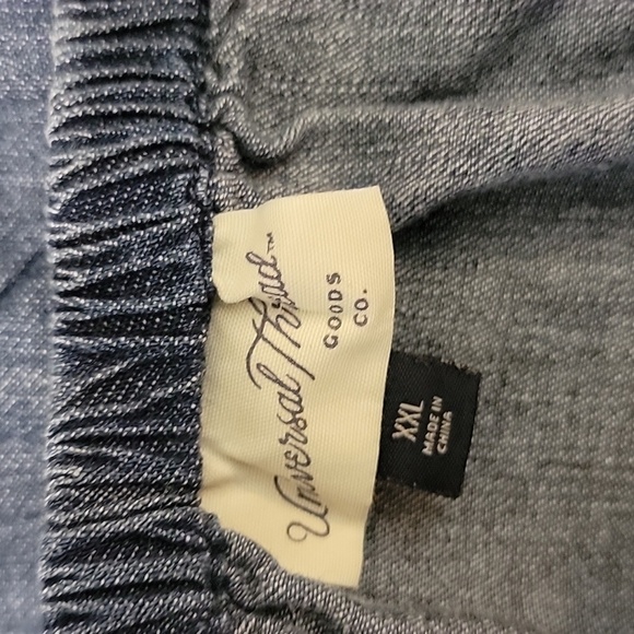 UNIVERSAL THREAD  Chambray Denim Off The Shoulder Top, XXL - Picture 4 of 5